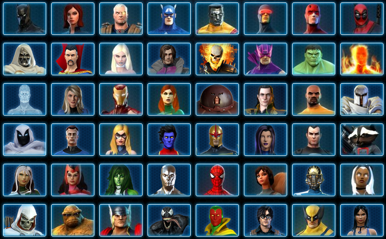 List Of All Marvel Heroes 116